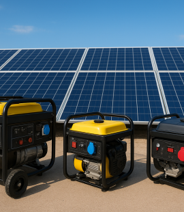 Генераратори та сонячні панелі
