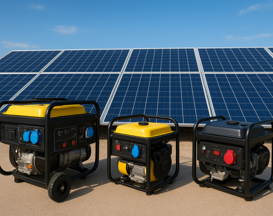 Генераратори та сонячні панелі