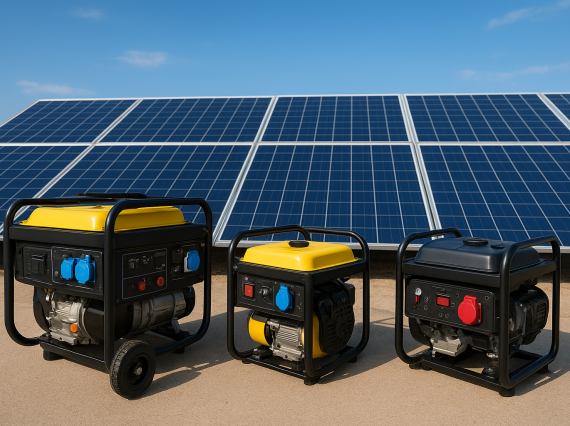 Генераратори та сонячні панелі