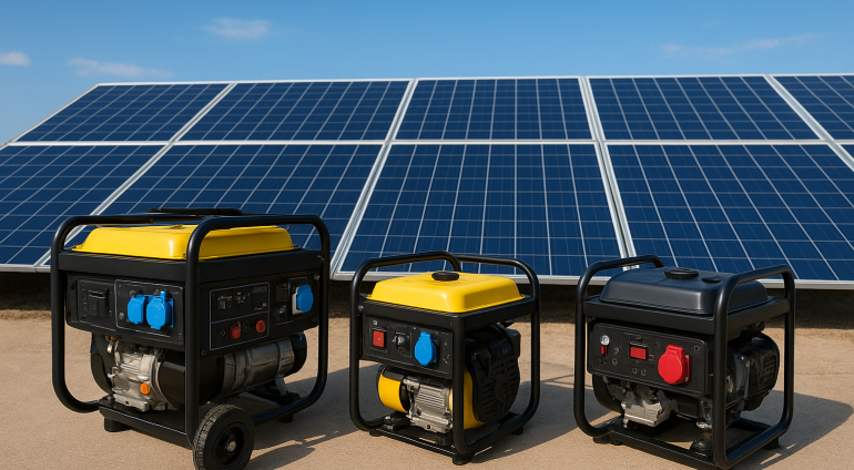Генераратори та сонячні панелі